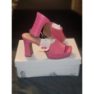 NEW WITH TAG AND BOX! A New Day Darla Heels for Women - Pink Size 5